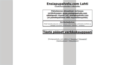 Desktop Screenshot of ensiapupalvelu.com