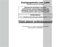 Tablet Screenshot of ensiapupalvelu.com